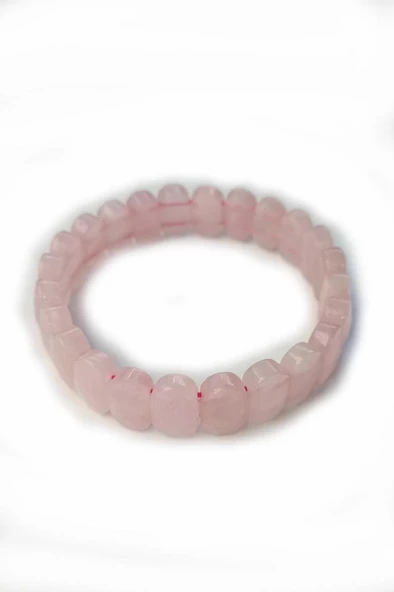 Pembe Kuvars Bileklik Rose Quartz 677 ürün görseli 1