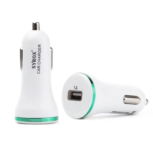 Syrox 1.0A 1 Usb Araç Şarj Başlığı C40 - Resim 2