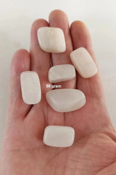 Beyaz Akik 50 Gram Tamburlu Parçalar 312-1 ürün görseli 1