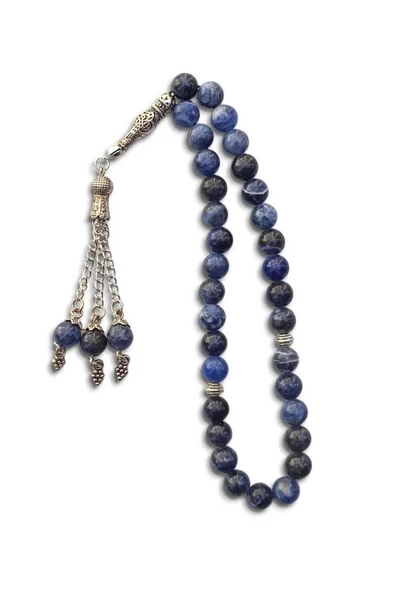 Doğal Sodalit Tesbih - 8 mm. 347-1 ürün görseli 1
