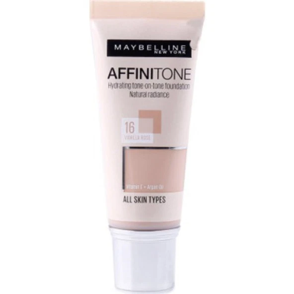 Maybelline New York Affinitone Fondöten - 16 Vanilla Rose ürün görseli 1