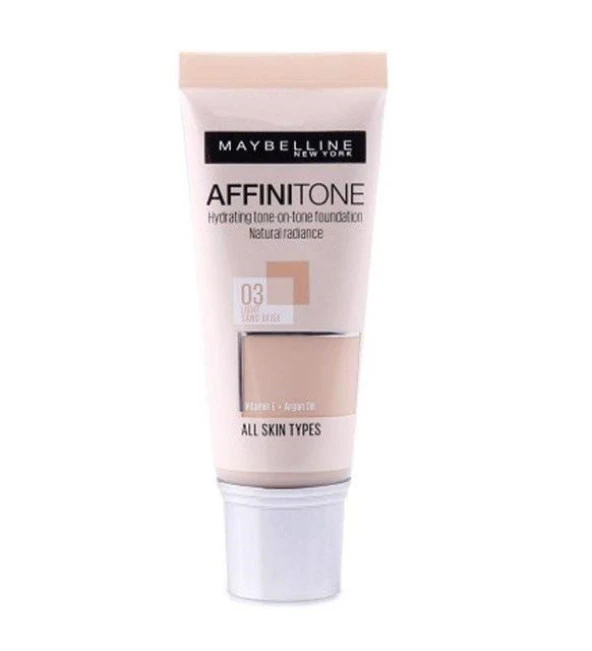 Maybelline New York Affinitone Fondöten - 03 Light Sandbeige ürün görseli 1