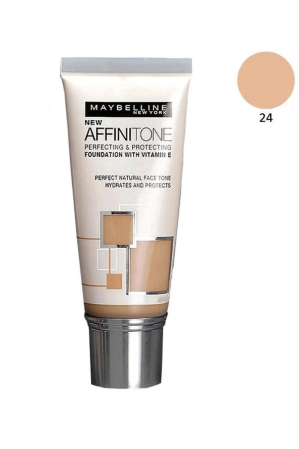 Maybelline New York Affinitone Fondöten 24 Golden Beige (30 ml) ürün görseli 1