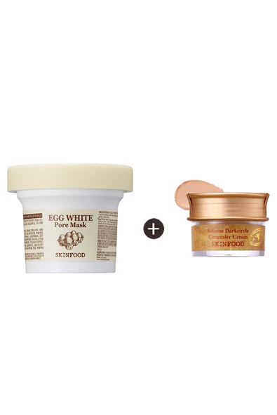 Skinfood Egg White Pore Mask + Salmon Concealer (1) ürün görseli 1
