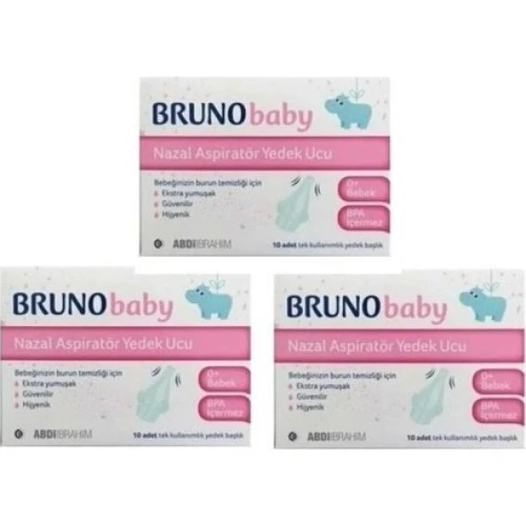 Bruno Baby Nazal Yedek Ucu X 3 ADET ürün görseli 1