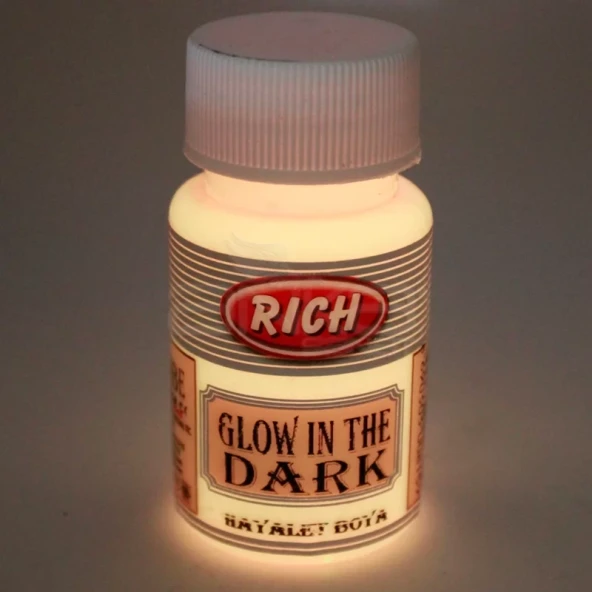 Rich Karanlıkta Parlayan Boya Glow In The Dark 50ml 3008 Pembe ürün görseli 1