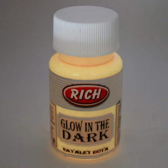 Rich Karanlıkta Parlayan Boya Glow In The Dark 50ml 3006 Turuncu ürün görseli 1