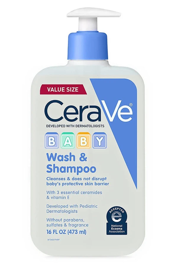 CeraVe Baby Bebek Şampuanı 473ML ürün görseli 1