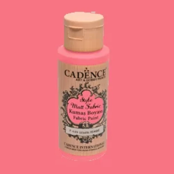 Cadence Style Matt Fabric Kumaş Boyası 59ml F639 Şeker Pembe ürün görseli 1