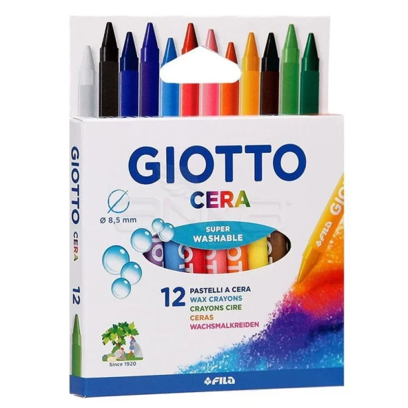 Giotto Cera 12li Mum Boya Seti 281200 ürün görseli 1