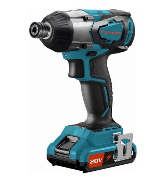 Catpower 4122 20v 2 Ah Li-ion Çift Akülü Kömürsüz Darbeli Vidalama ürün görseli 1