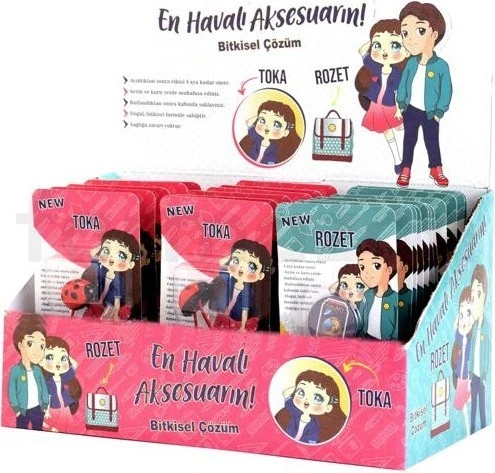 NEW BİT TOKASI & BİT ROZETİ 24 LÜ STAND ürün görseli 1
