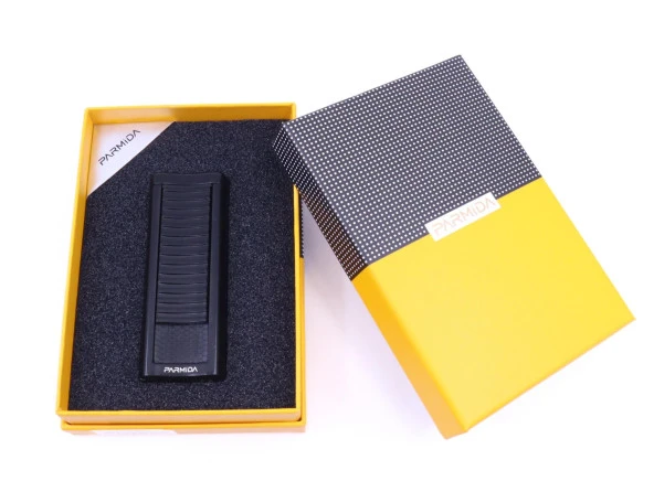 Parmida Hexagon Siyah Çift Torch Puro Çakmağı - Resim 5