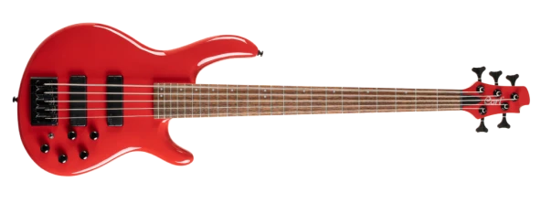 Cort C5 DELUXE CRD 5 Telli Bas Gitar (Kırmızı) ürün görseli 1