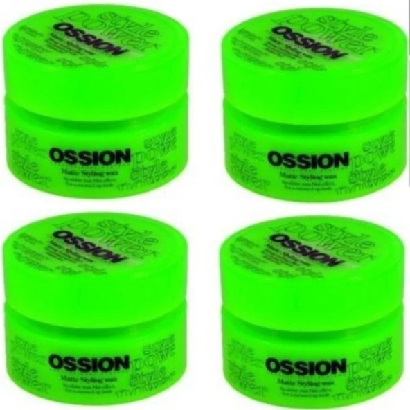 Ossion Matte Styling Mat Wax 100 ml 4 Adet ürün görseli 1