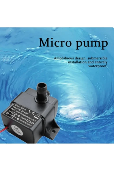 Fırçasız Mini Su Pompası - QR30E - Resim 3