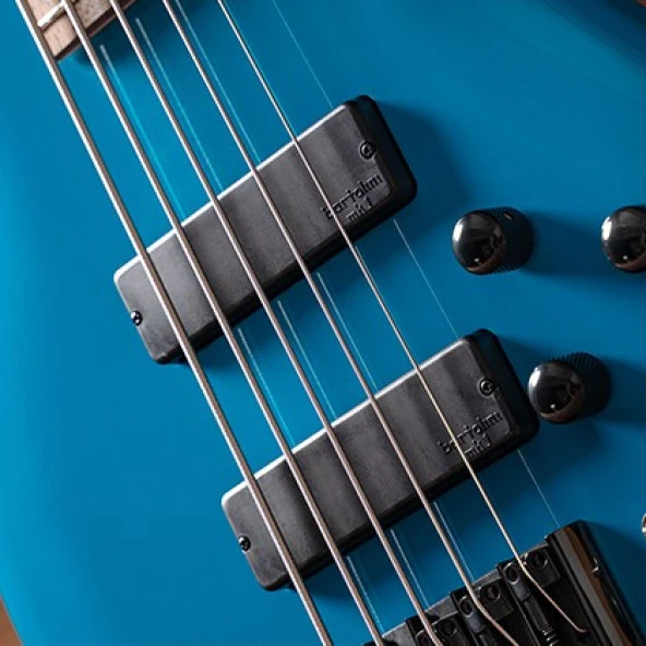 Cort C5 DELUXE CBL 5 Telli Bas Gitar (Mavi) - Resim 2