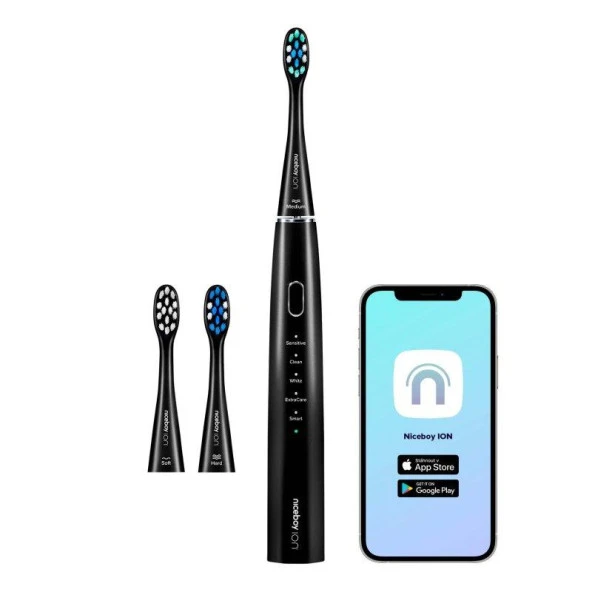 Niceboy  ION SmartSonic Şarj Edilebilir Diş Fırçası - Siyah ürün görseli 1