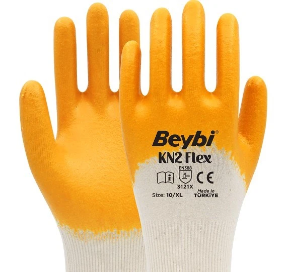 Beybi Kn2 Nitril Eldiven Kalın Inşaat Eldiveni 1 Çift No:10 (M) ürün görseli 1