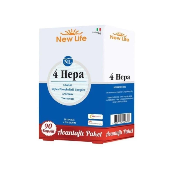 New Life 4 Hepa 90 Softgel Kapsül ürün görseli 1