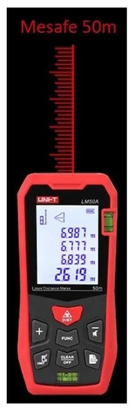 Unit LM50A 50m Lazermetre - Resim 2