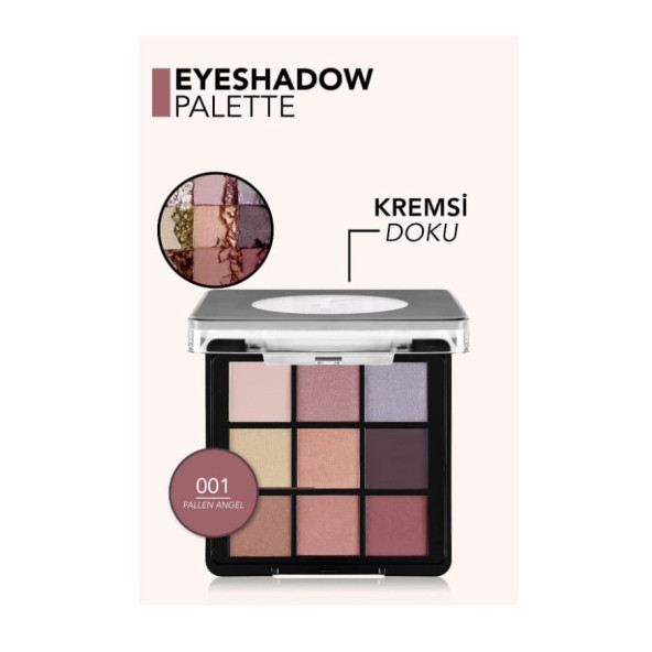 Flormar Exclusive Eyeshadow Palette 001 Fallen Angel - Resim 5