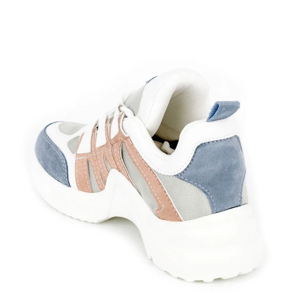 Kadın Renkli Sneakers Ayakkabı - Resim 10