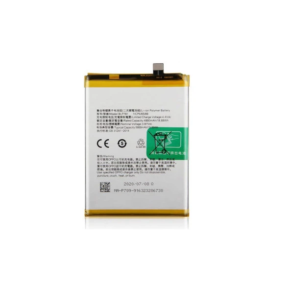 Oppo A52 ile Uyumlu İthal Pil Blp781 ürün görseli 1