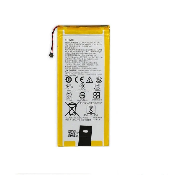 Motorola Moto G5 Plus ile Uyumlu İthal Pil HG40 ürün görseli 1