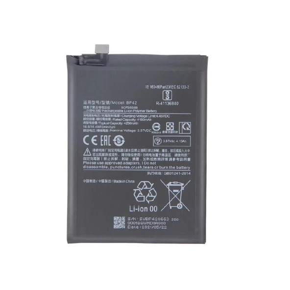 Xiaomi Mi 11 Lite BP42 ile Uyumlu İthal Pil ürün görseli 1
