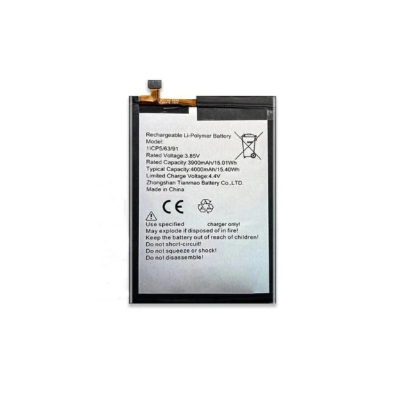 Tecno Camon 16 ile Uyumlu İthal Pil BL49HT ürün görseli 1