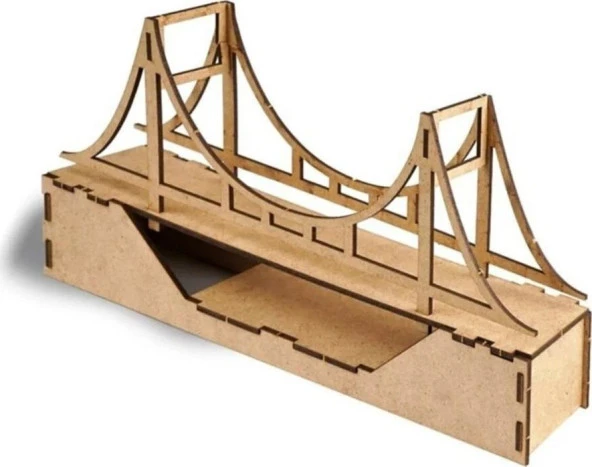 Südor Wood Ahşap Kendin Yap Maket Köprü 311 x 65 x 137 mm ürün görseli 1