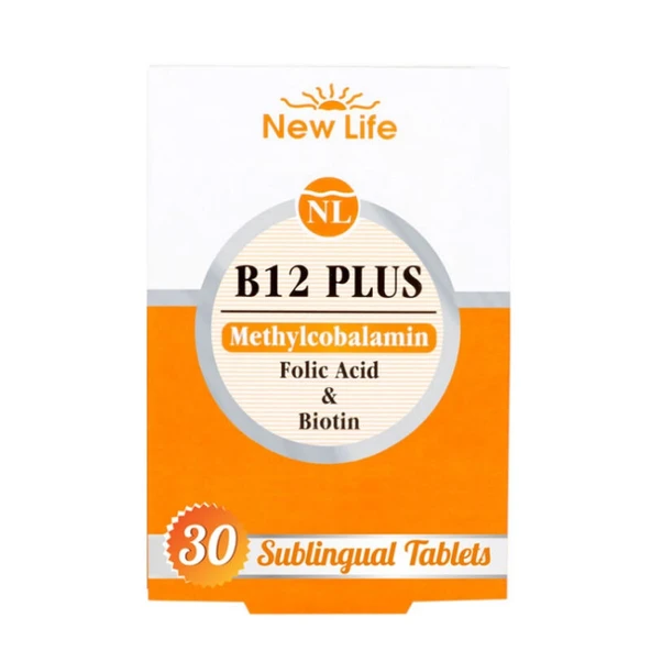 New Life B12 Plus Methylcobalamin 30 Tablet ürün görseli 1