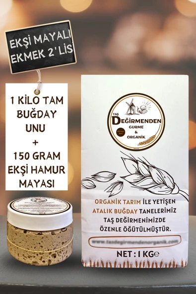 Tam Buğday Unu - Siyez Ekşi Hamur Mayası ürün görseli 1