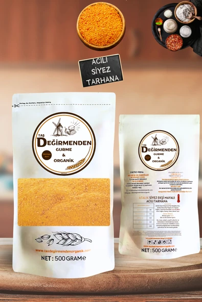 Tarhana Acılı - Siyez Unlu, Siyez Ekşi Mayalı - 500 Gram ürün görseli 1