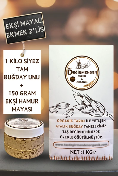 Siyez Tam Buğday Unu - Siyez Ekşi Hamur Mayası ürün görseli 1