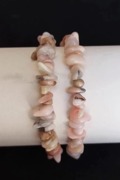 Pembe Opal Bileklik Kırıktaş 638-3 - Resim 2