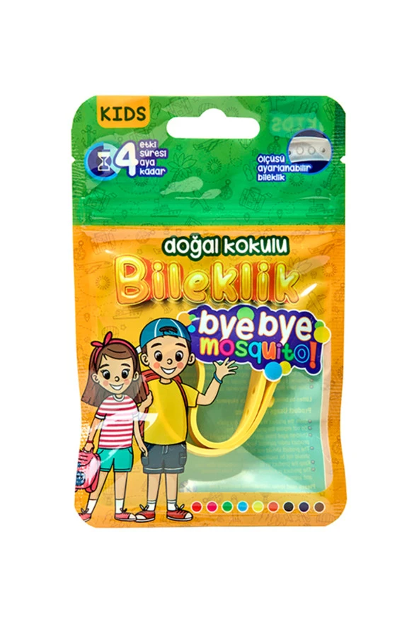 BYE BYE SİVRİSİNEK KOVUCU BİLEKLİK ÇOCUK ürün görseli 1