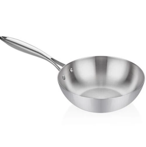 26 cm Multi Metal Çelik Wok Tava ürün görseli 1