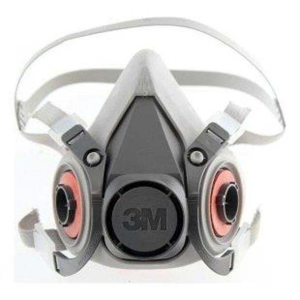 3m 6300 Yarım Yüz Gaz Maskesi+2138 P3 ORGANİK OZON FİLTRESİ ürün görseli 1