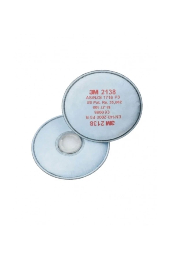 3M 2138 P3 Organik Ozon Gaz Buhar Filtresi ürün görseli 1