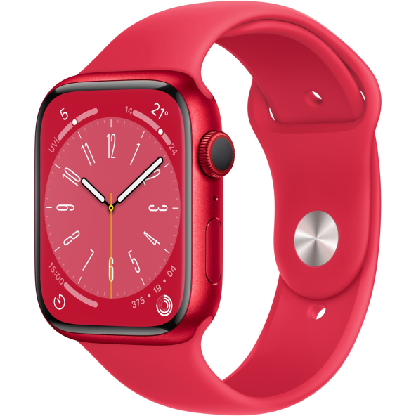 Apple Watch Series 8 MNP43TU/A 45MM Kırmızı Akıllı Saat -Açılmış Kutu (Sıfır Kondisyon-GARANTİSİZ) ürün görseli 1