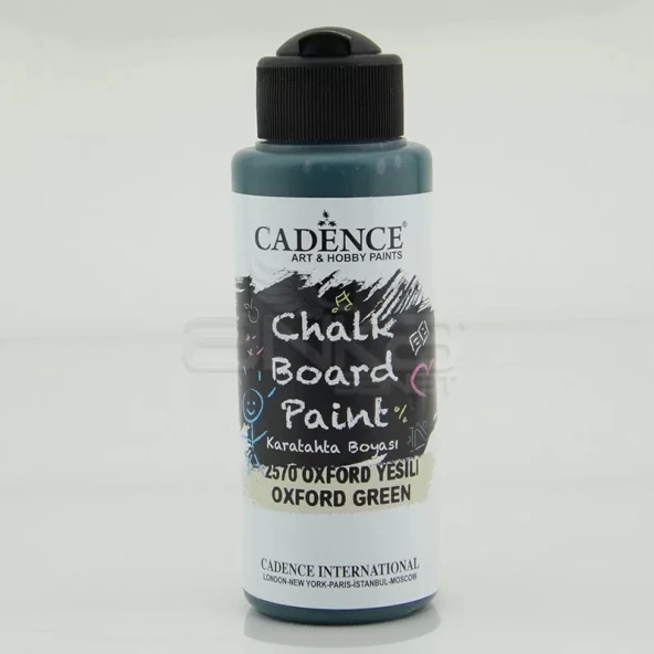 Cadence Chalkboard Paint 120ml Kara Tahta Boyası 2570 Oxford Yeşili ürün görseli 1