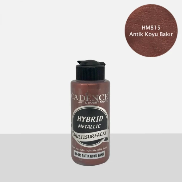 Cadence Hybrid Metallic For Multisurfaces Tüm Yüzeyler İçin Metalik Boya 120ml H805 Metalik Bakır ürün görseli 1