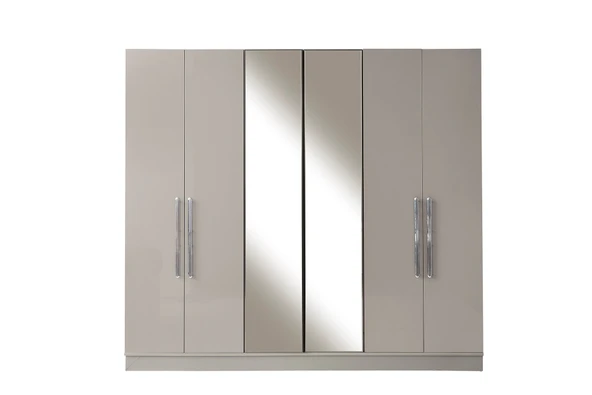HAZAL MDF 6 KAPILI DOLAP - Resim 3