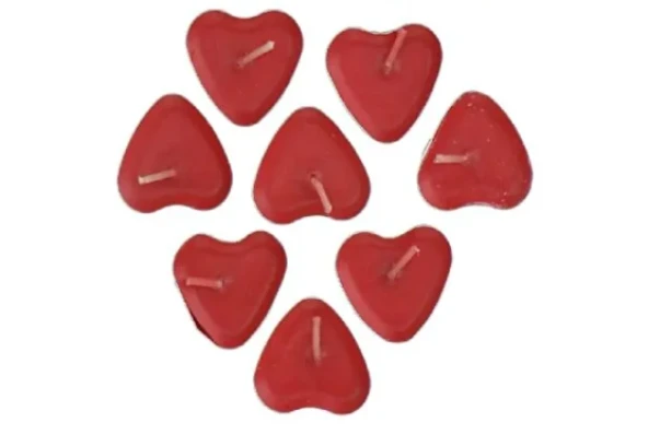 Tealight Mum Kırmızı 8 Adet - Resim 2