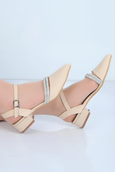 Crista 24-07 Saten 3Cm Topuklu Kadın Ayakkabı ürün görseli 1