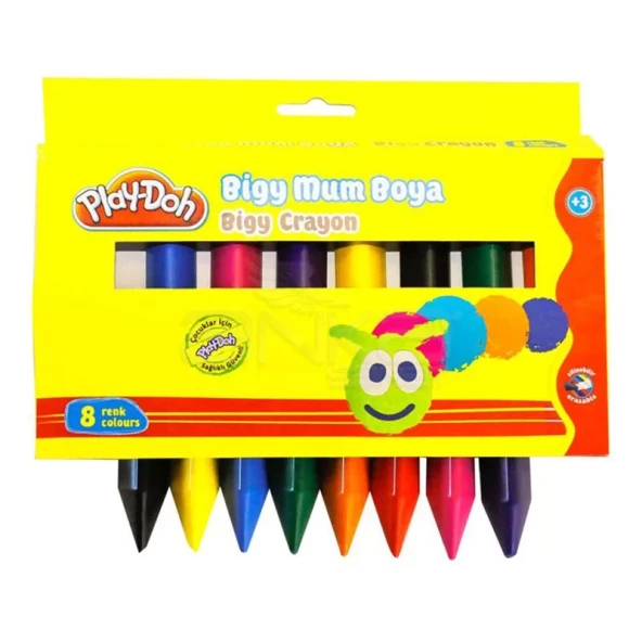 Play-Doh Bigy Mum Boya 8 Renk 19 mm CR012 ürün görseli 1