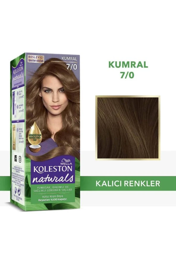 Koleston Naturals Saç Boyası 7/0 Kumral ürün görseli 1