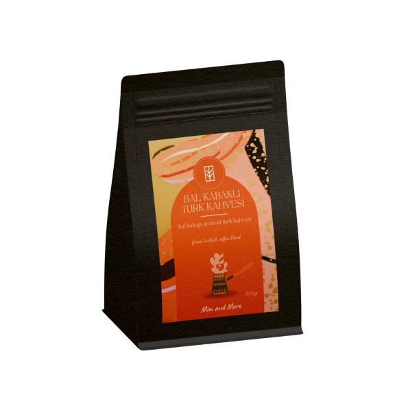 Mim and More Bal Kabaklı Türk Kahvesi Bal Kabağı Aromalı Türk Kahvesi 200 Gr ürün görseli 1